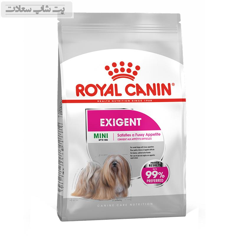 cfe2ab17e3f24b9fa923d71724e1a31e غذای خشک سگ رویال کنین مدل Royal Canin Mini Exigent وزن 3 کیلوگرم