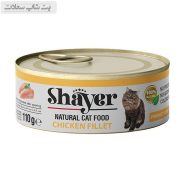 کنسرو غذای گربه شایر Shayer Natural With Chicken وزن 110 گرم