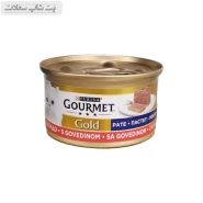 کنسرو غذای گربه گورمت گلد با طعم گوشت گاو Gourmet Beef وزن ۸۵ گرم