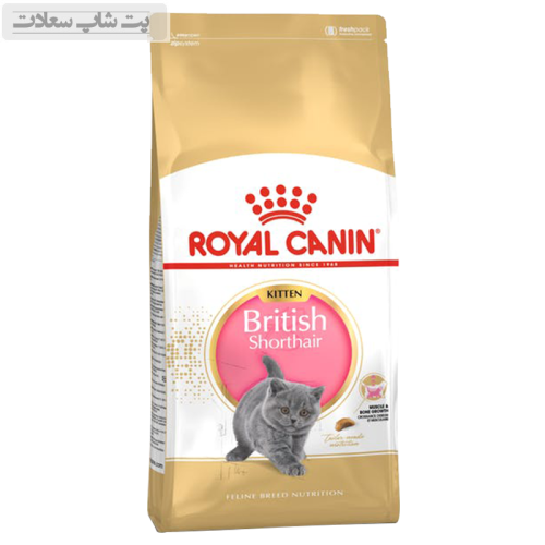 غذای خشک بچه گربه بریتیش رویال کنین Royal Canin Kitten British ShortHair وزن 2 کیلوگرم