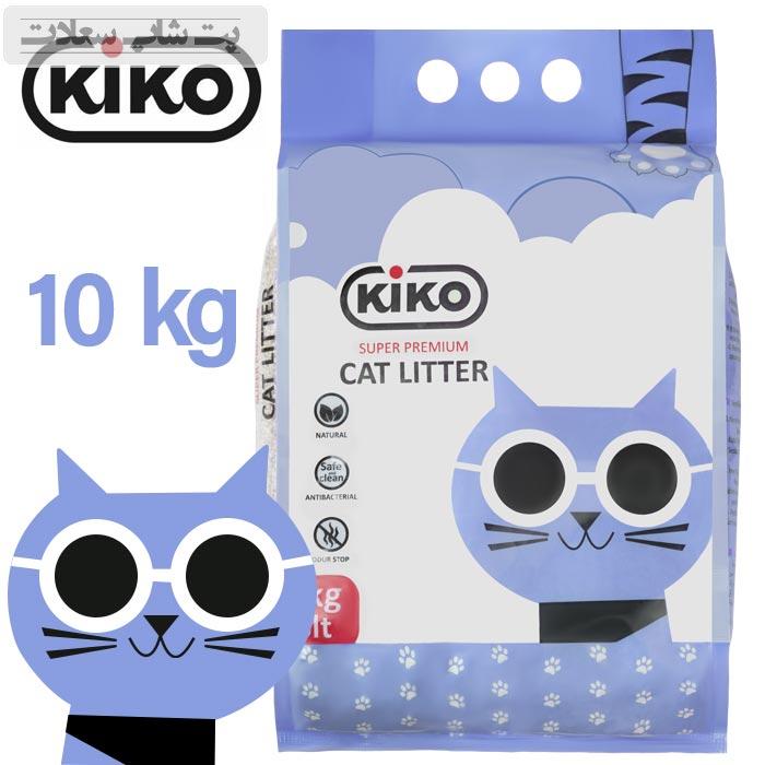 کیکو-کربن-10-کیلوگرم خاک گربه کیکو Kiko مدل کربن اکتیو وزن 10 کیلوگرم