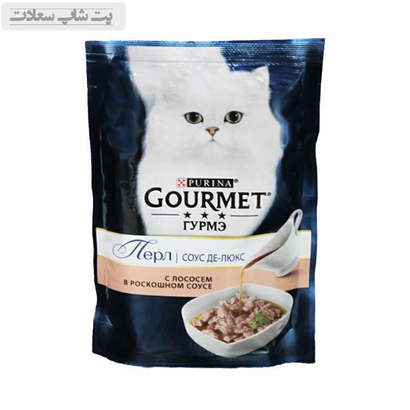 2df1ed556a1a4d61b2952a1201aac871 پوچ گربه گورمت با طعم مرغ Gourmet Perle Chicken وزن 85 گرم