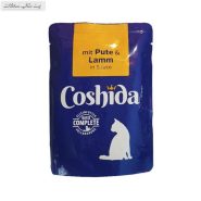 پوچ گربه کوشیدا طعم گوشت بره و بوقلمون Coshida Pouch lamm & pute وزن 100 گرم