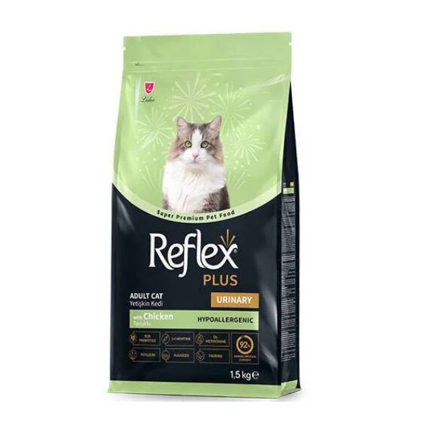 غذای خشک گربه یورینری با طعم مرغ رفلکس پلاس Reflex Plus Urinary With Chicken وزن 1.5 کیلوگرم