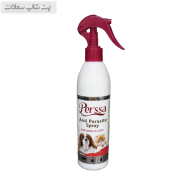 اسپری ضد انگل و کک و کنه سگ و گربه پرسا مدل Anti Parasite حجم 300 میلی لیتر