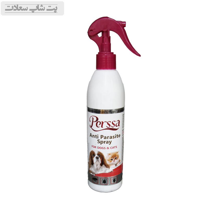 fdskf7fjf800f اسپری ضد انگل و کک و کنه سگ و گربه پرسا مدل Anti Parasite حجم 300 میلی لیتر