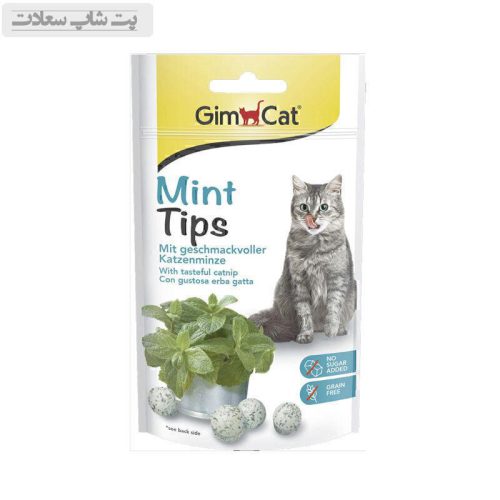 تشویقی گربه جیم کت با طعم نعنا و کت نیپ GimCat Mint Cat Snacks وزن 40 گرم