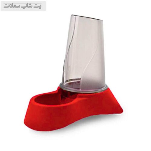 ظرف آب و غذای خودکار محفظه دار هپی پت طرح اسکارلت