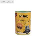 کنسرو غذای گربه شایر چانکی با طعم مرغ