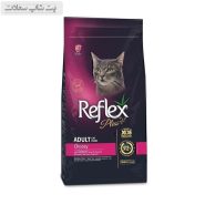 غذای خشک گربه مناسب گربه بد غذا با طعم ماهی سالمون رفلکس پلاس Reflex Plus Choosy with Salmon وزن 1.5 کیلوگرم