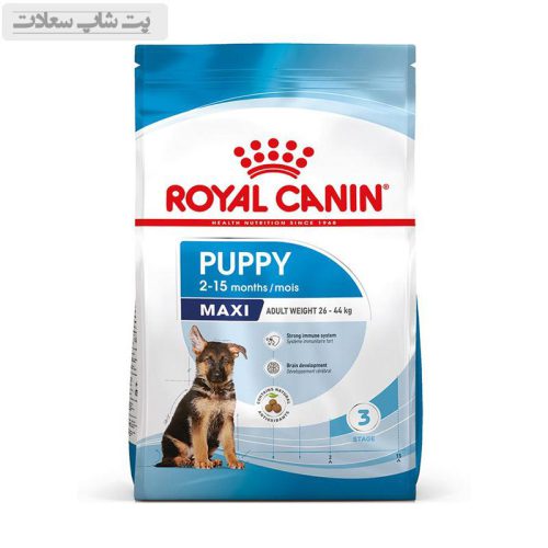 غذای خشک توله سگ نژاد بزرگ رویال کنین Royal Canin Maxi Puppy وزن 4 کیلوگرم