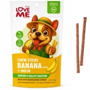 تشویقی سگ لاومی طعم موز Love Me Banana وزن 60 گرم