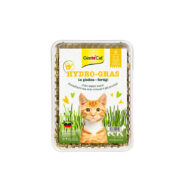 بذر علف گربه با یک بار آبیاری جیم کت GimCat Cat Hydro-Gras وزن 150 گرم