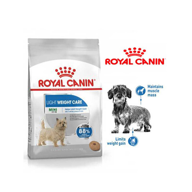 غذای خشک سگ مینی لایت ویت کر رویال کنین Royal Canin Mini light Weight Care وزن 3 کیلوگرم - Image 4