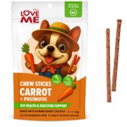 تشویقی سگ لاومی طعم هویج Love Me Carrot وزن 60 گرم